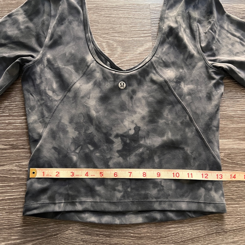 Lululemon Align Long Sleeve Top — Diamond Tie-Dye 6 - Picture 3 of 7